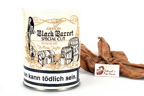 Ashton Black Parrot Special Cut Pipetobacco 100g Tin